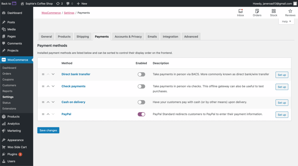 Getting Started With Your E-Commerce Website 10 Setting up online store payments